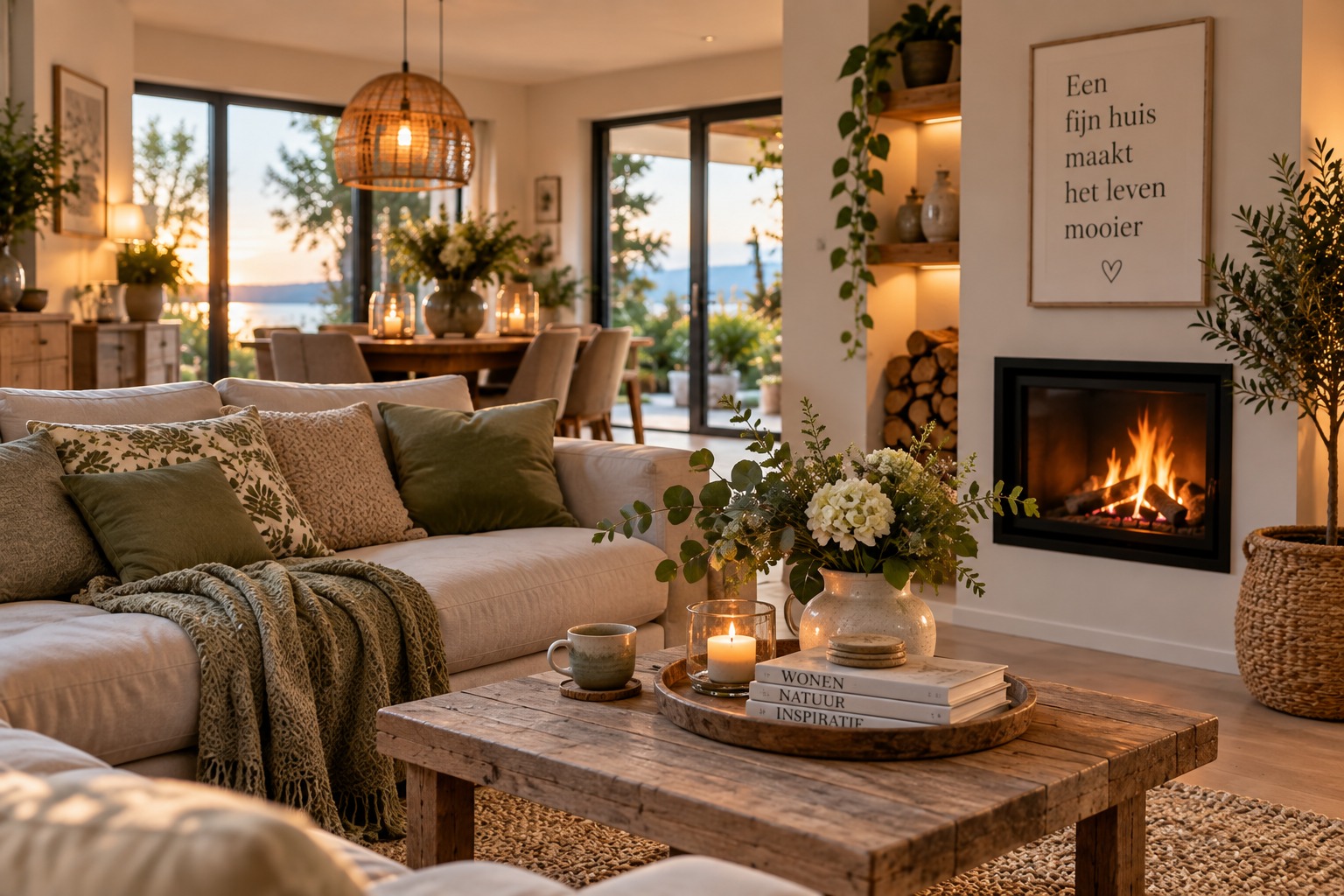 Comfortabel en sfeervol interieur